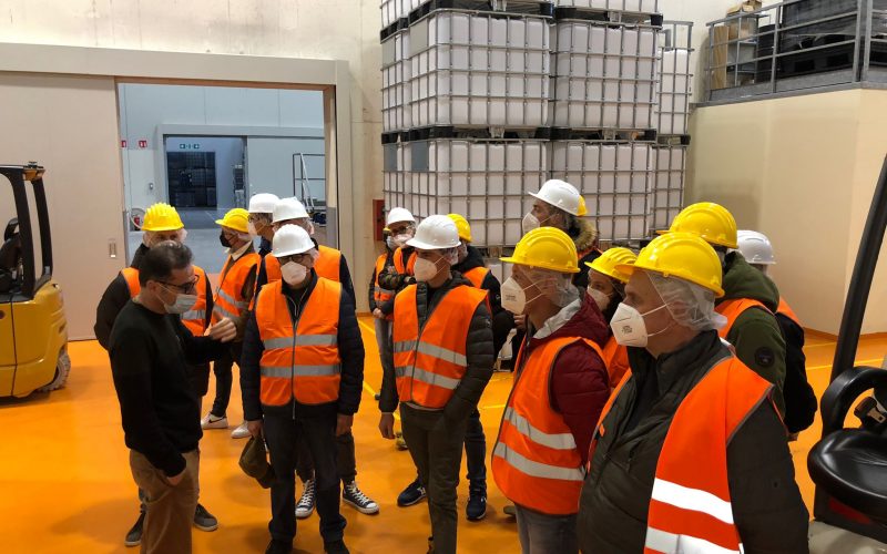 THE YOUNG FARMERS OF CIA VICENZA IN VISIT TO THE PLANT OF CAMISANO VICENTINO