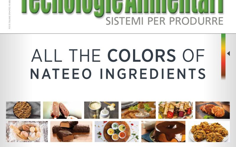 NATEEO PROTAGONISTA DELLA COVER STORY DI “TECNOLOGIE ALIMENTARI”